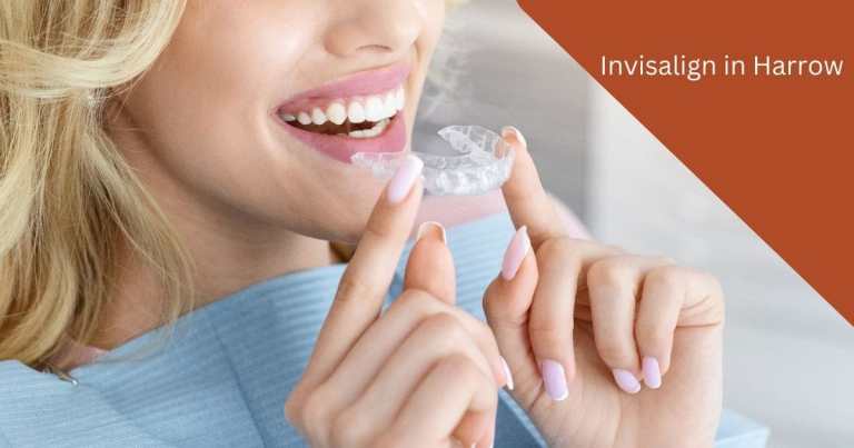 Clear Invisalign aligners for discreet teeth straightening