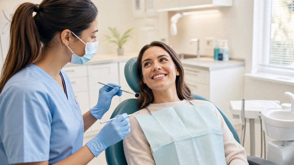 Routine dental checkup at Hopetown Dental in Harrow